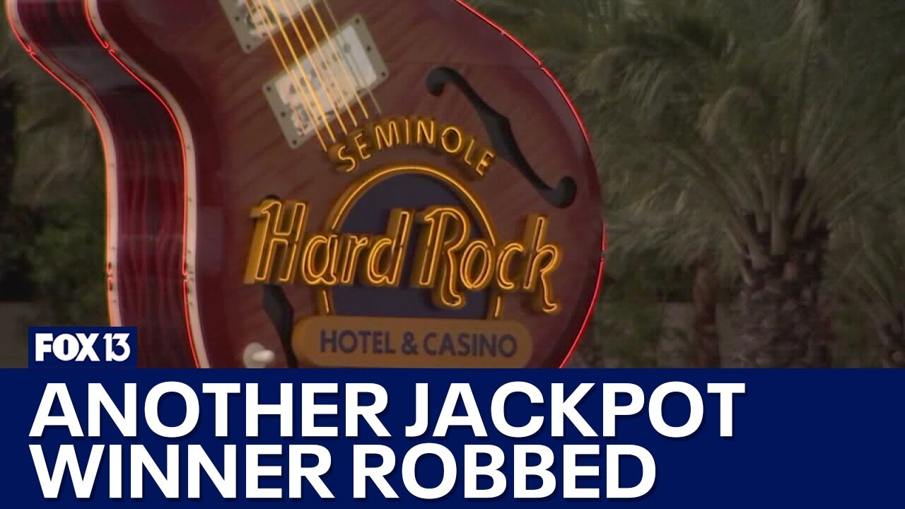 Another casino jackpot winner robbed