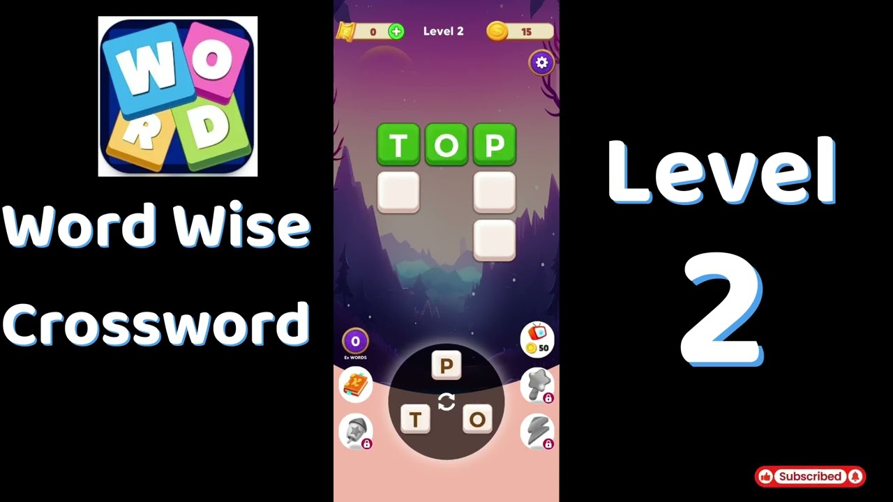 Word Wise Crossword Level 2 Answers 🧠🧩 | Relaxing Crossword Puzzle | SolutionGuruji