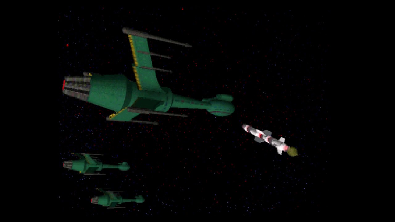 Master of Orion (1993) intro, music via SCP-55 (MT-32 emulation)