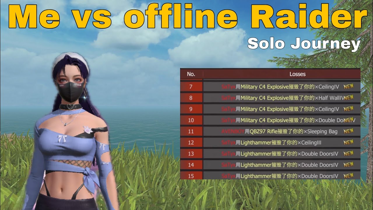 They didn’t Slept Because of Offline Raid - Last island of survival 