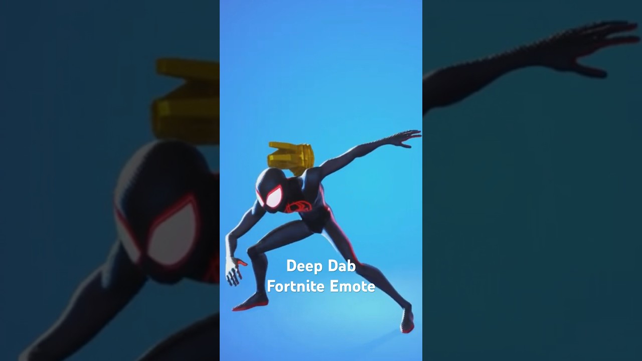 Fortnite Deep Dab Emote (Season 9) #shorts #fortnite #funny #emote #spiderman #dab