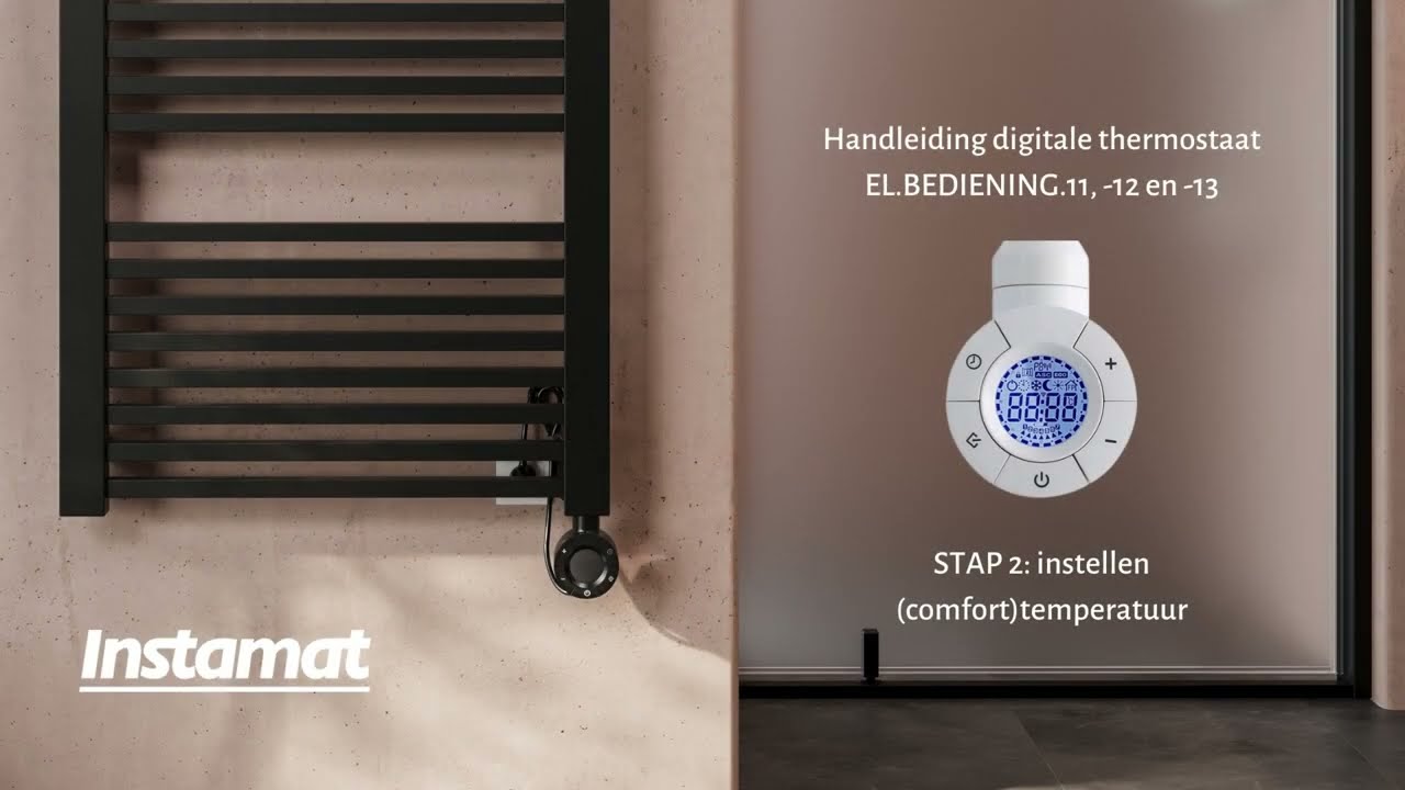 Instamat Thermostaat Handleiding: STAP 2 - Instellen comforttempratuur