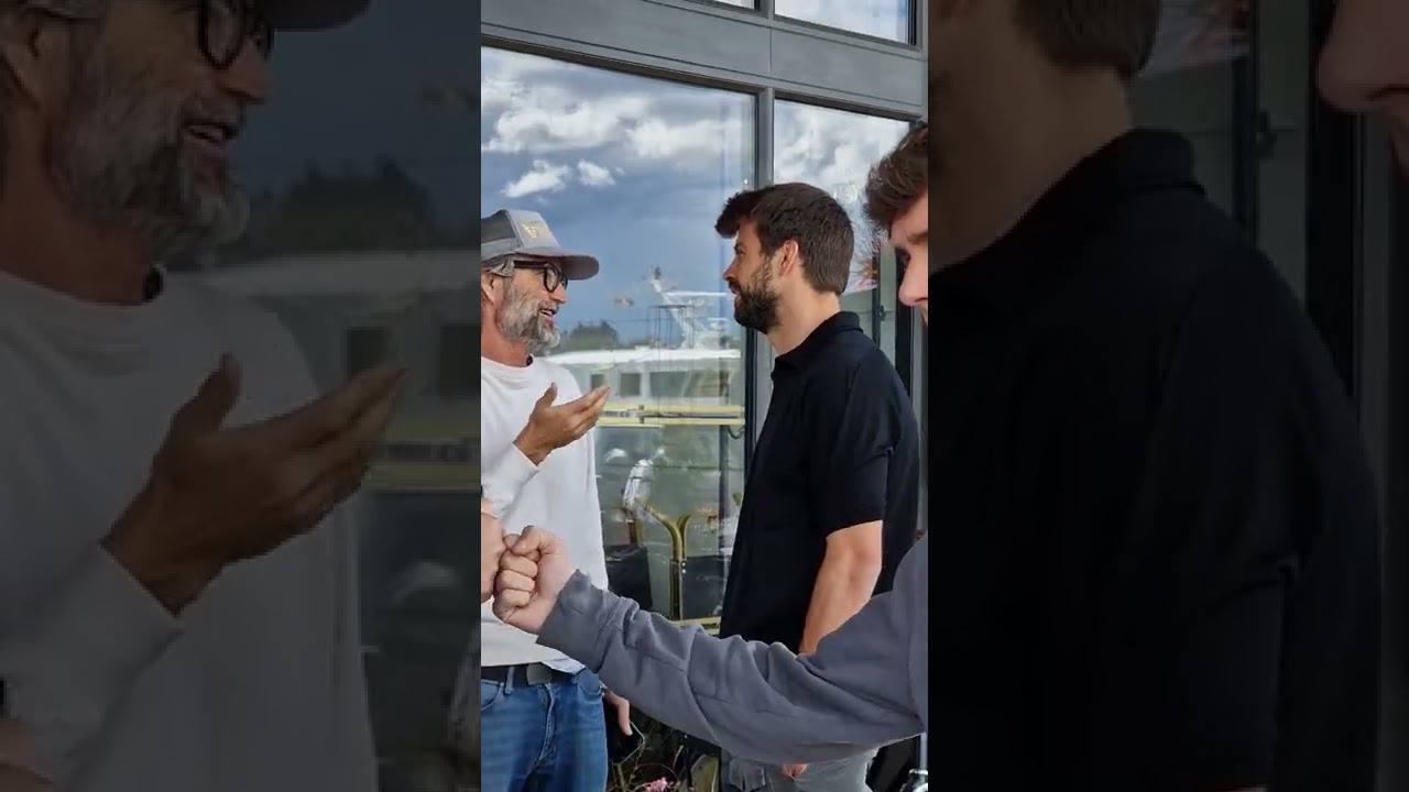 Football star Gerard Pique in Sweden 2022-06-16