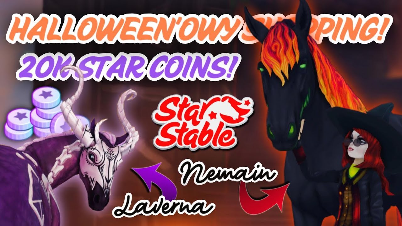 [SSO] Halloween'owy SHOPPING oraz 20K STAR COINS! 🎃🧡 Kupuję NEMAIN i LAVERNĘ! 💸🐎