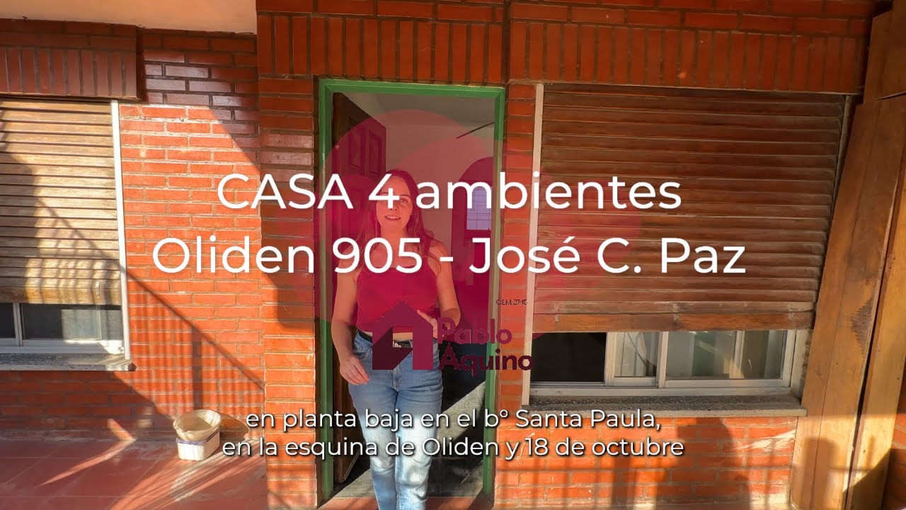 En venta Casa 4 amb. en Planta Baja en B° Santa Paula - Apta crédito hipotecario