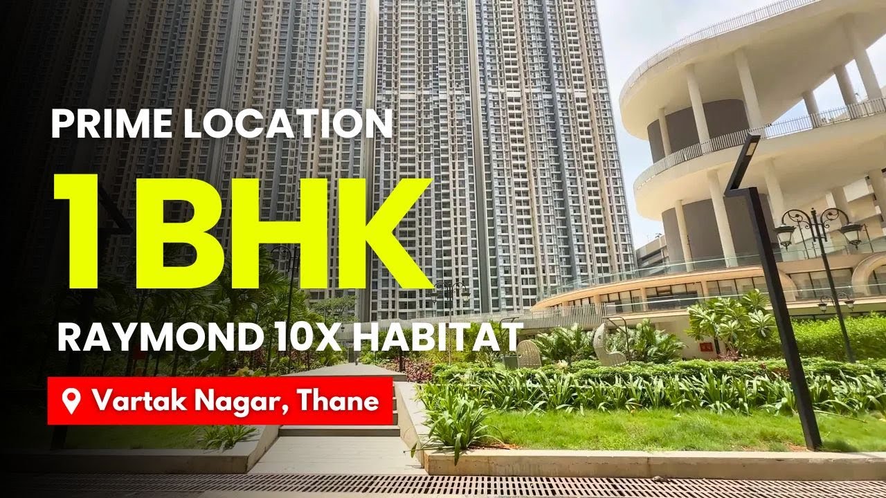 Unused 1 BHK Flat For Sale In Raymond 10X Habitat, Vartak Nagar, Thane | Ready To Move