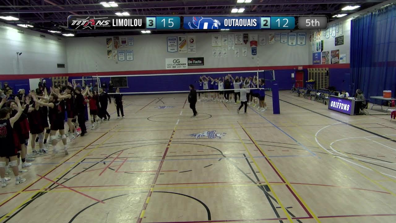 RSEQ Volleyball masculin 🏐  Limoilou @ Outaouais [2026-02-07]