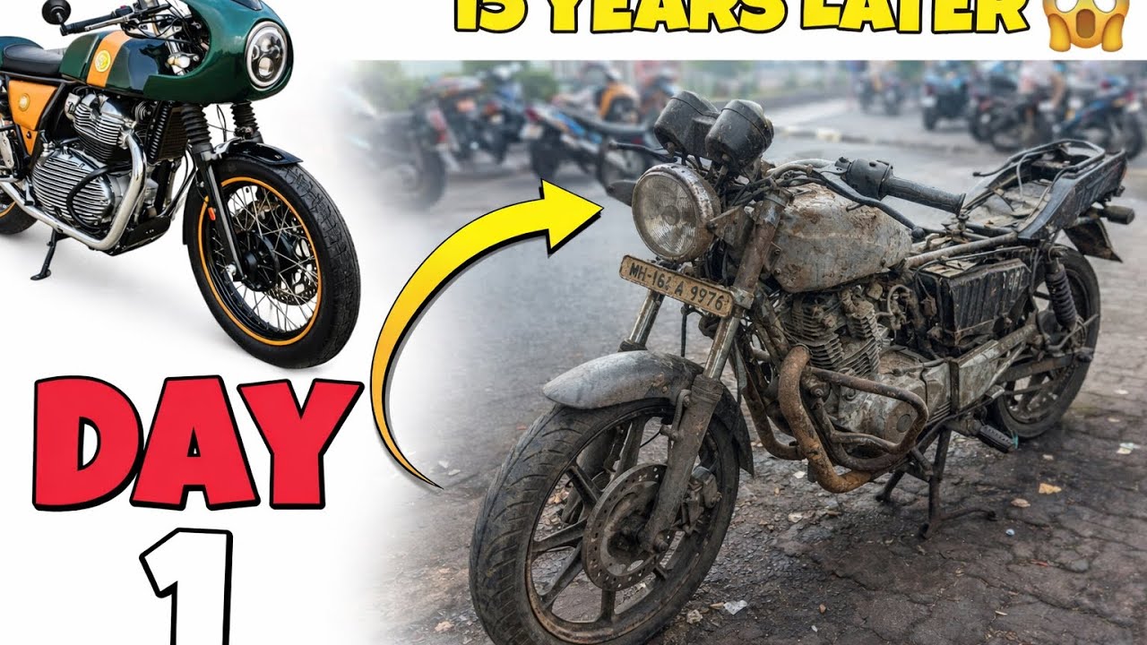 DAY - 1 OF MAKING OUR 15 YEAR OLD BAJAJ PULSAR INTO A CAFE RACER 🏍️🔥