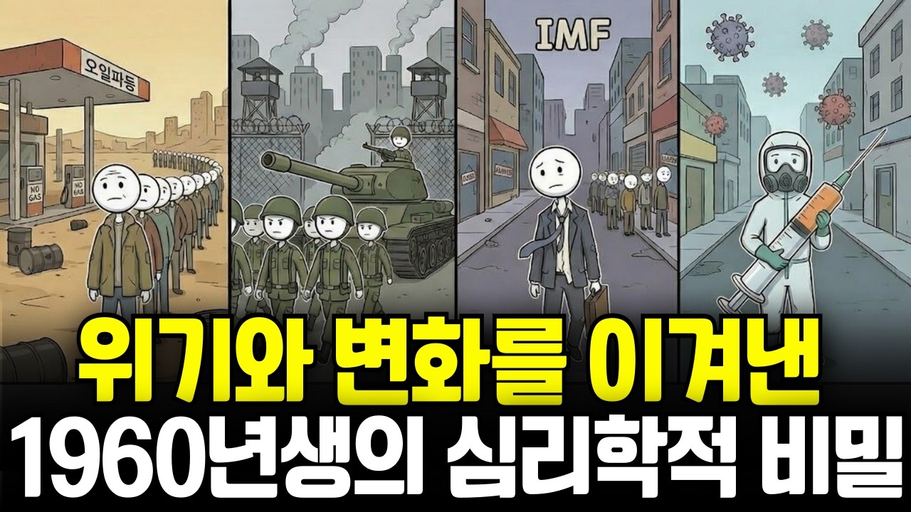 위기와 변화를 이겨낸 1960년대생의 심리학적 특징