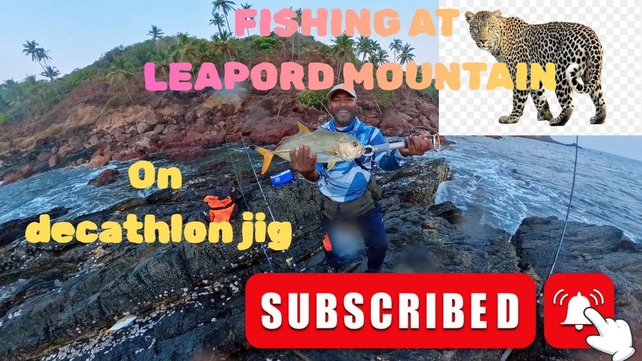 Rock fishing #fishing in goa #fishing at leapord mountain