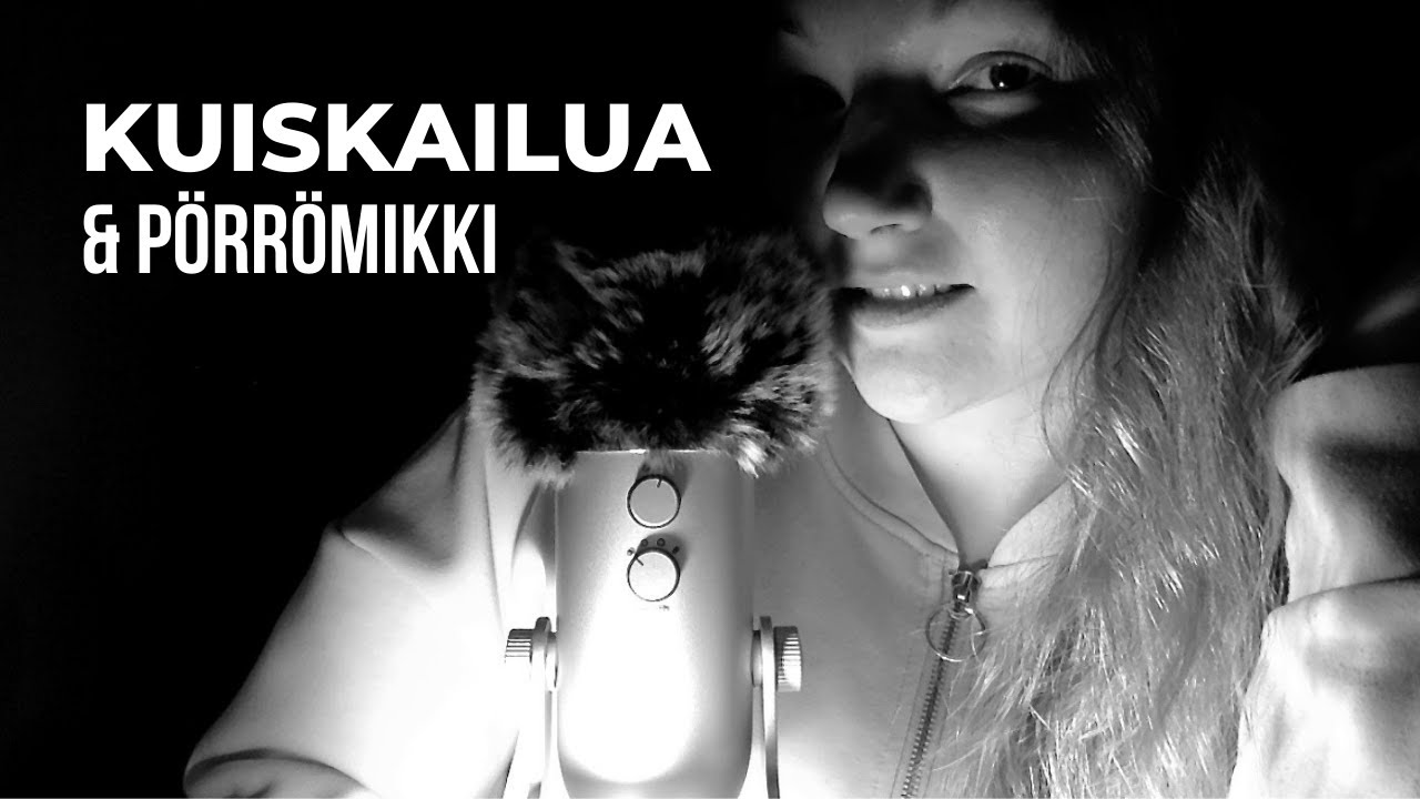 ASMR SUOMI - KUISKAILU & P&Ouml;RR&Ouml;MIKKI ♡ H&ouml;p&ouml;ttelen h&auml;m&auml;r&auml;ss&auml; ♡ Whispers in Finnish & Fluffy Mic