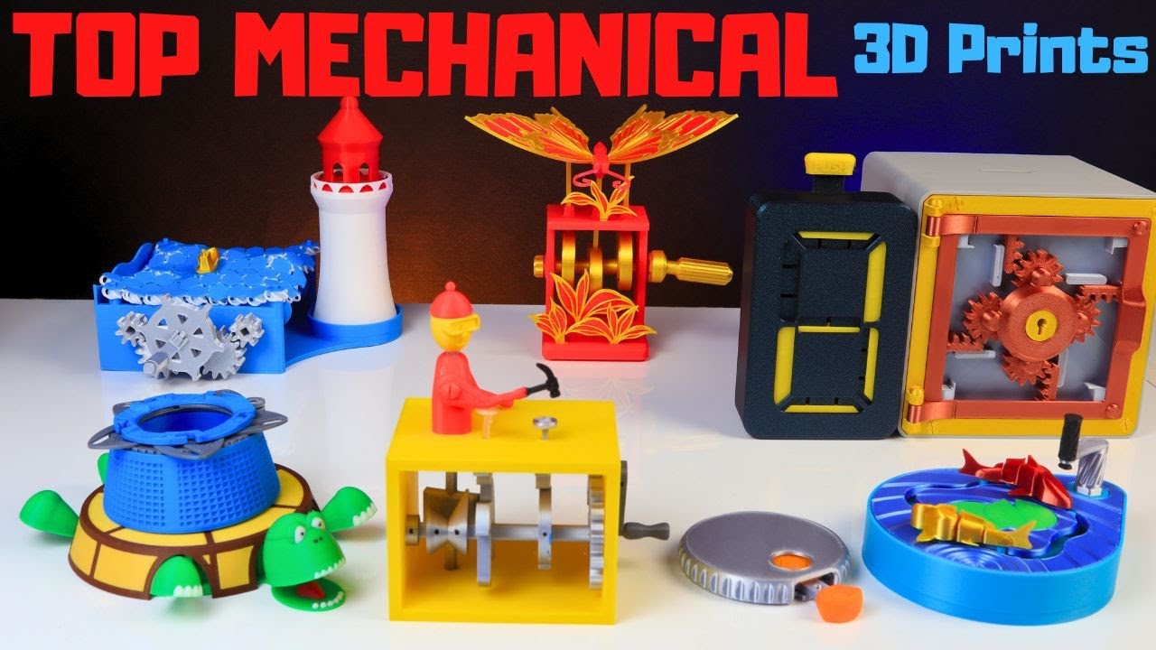 Amazing MECHANICAL 3D Prints | Cool Things to 3D Print