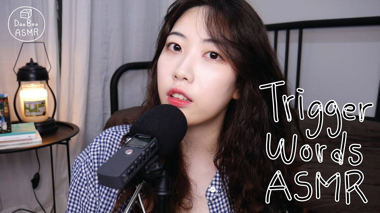 ASMR Trigger Words & Hand Movement / 속삭이는 단어반복과 핸드무브먼트 / Whispering / Ear-to-ear