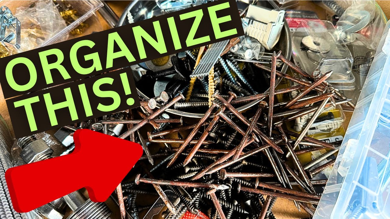 Organize Hardware Laying Around Your Home - Simple Home Improvement Hacks