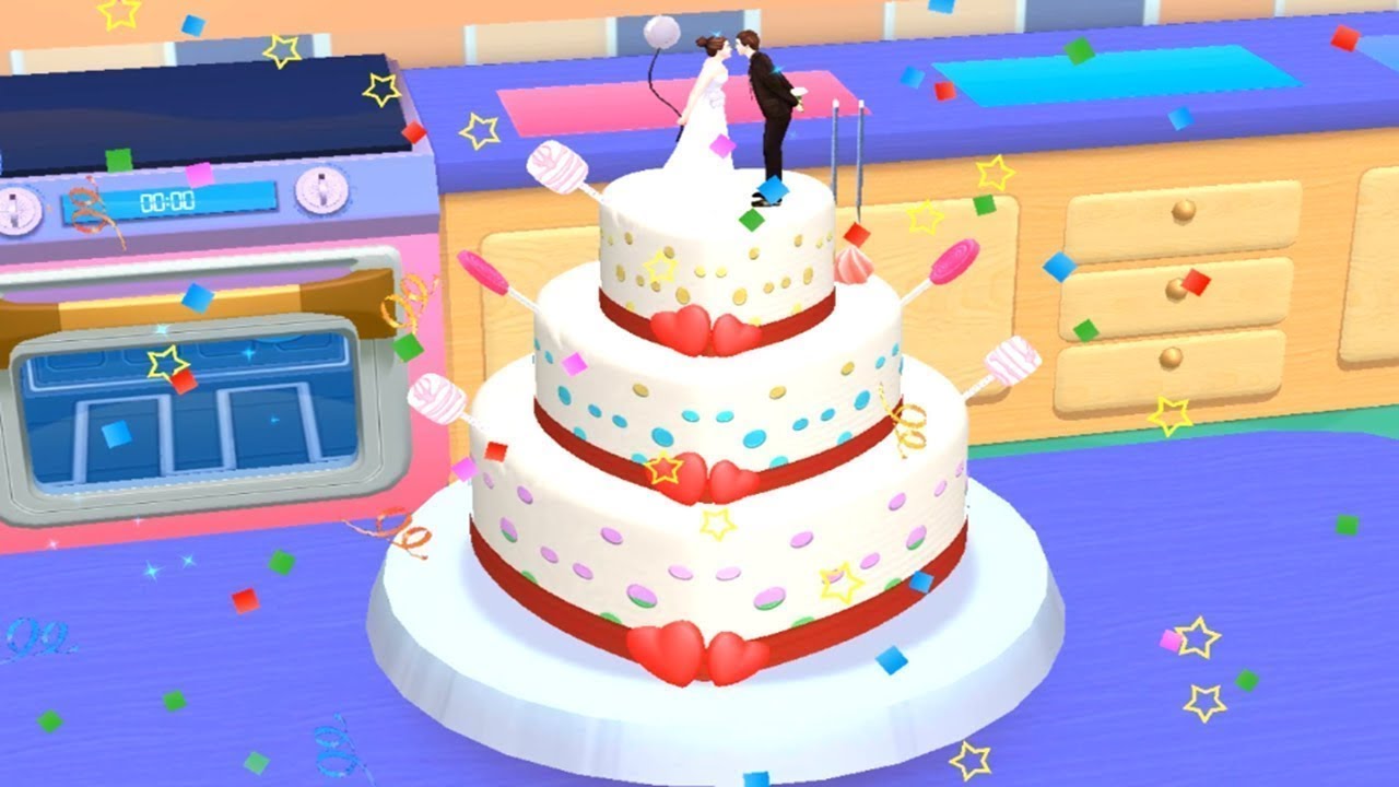 Learn Colors Cake Maker My Bakery Empire Kids Game - Baby Play Fun Bake, Decorate, Serve Cakes
