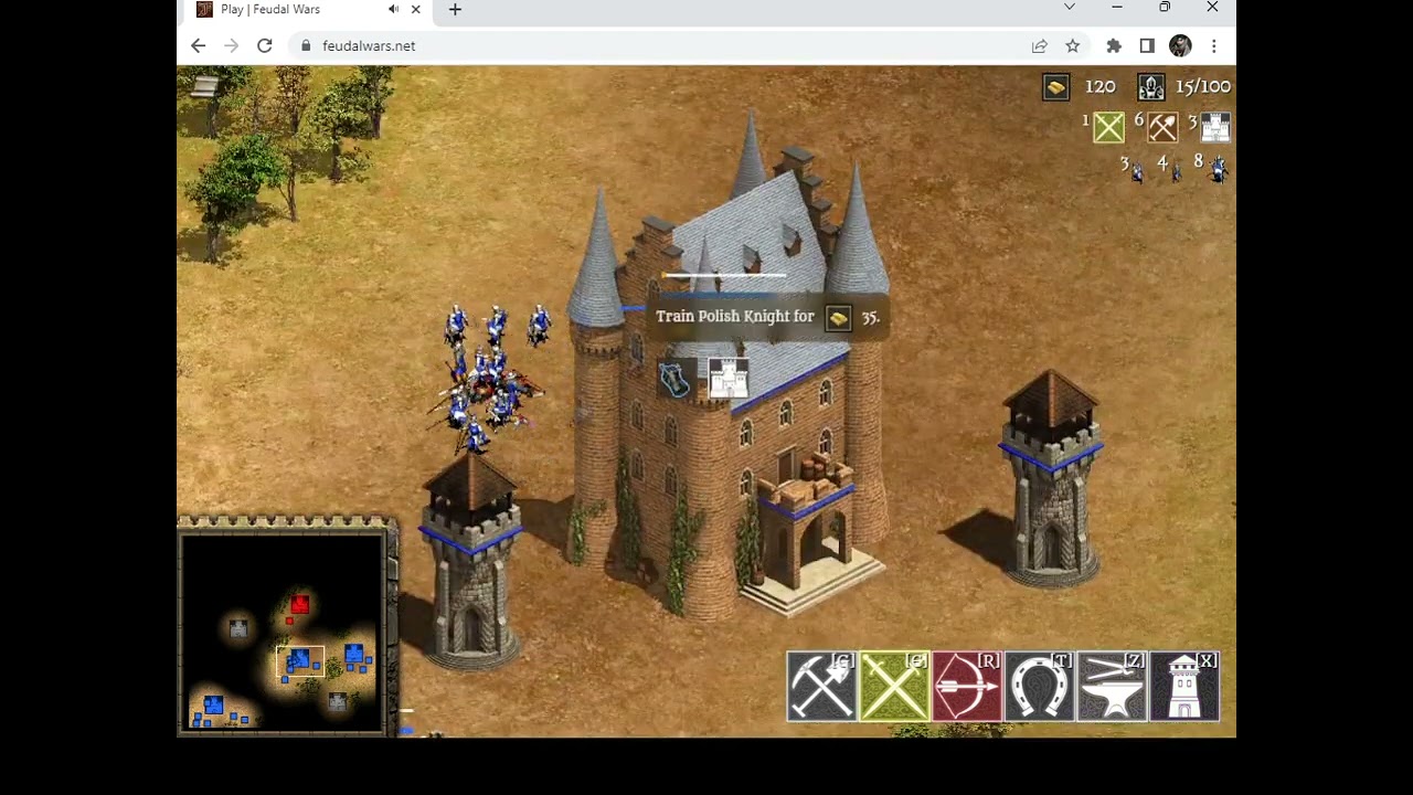 Feudal Wars Polish Civilization Gameplay vs Insane AI