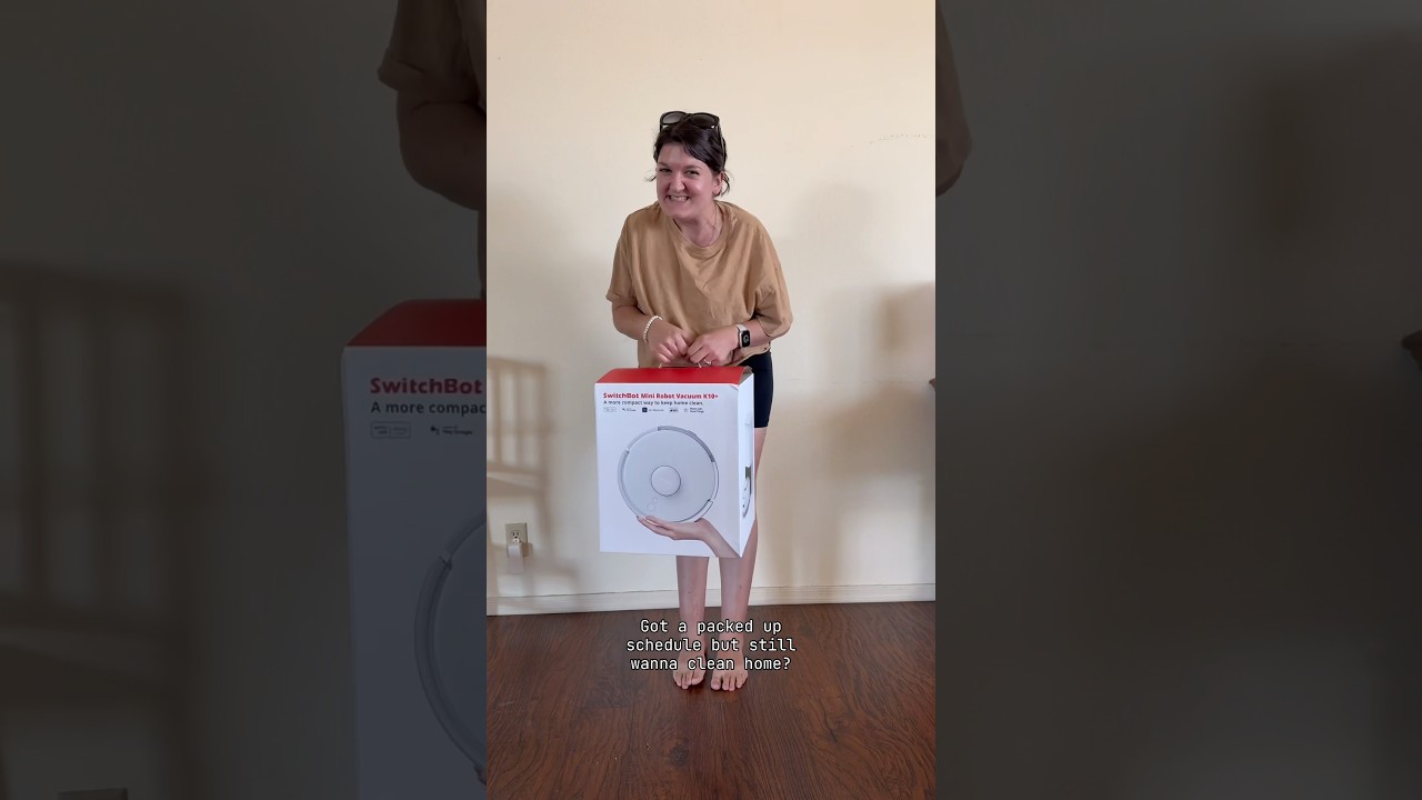SWITCHBOT MINI ROBOT VACUUM K10+ UNBOXING 🫣 @SwitchBotOfficial #unboxingvideo #switchbot #review