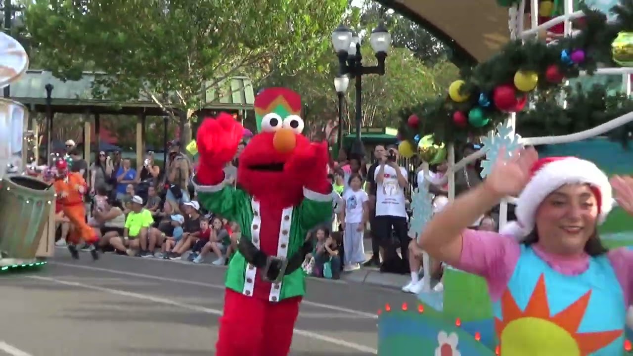 Sesame Street Christmas Parade SeaWorld Orlando