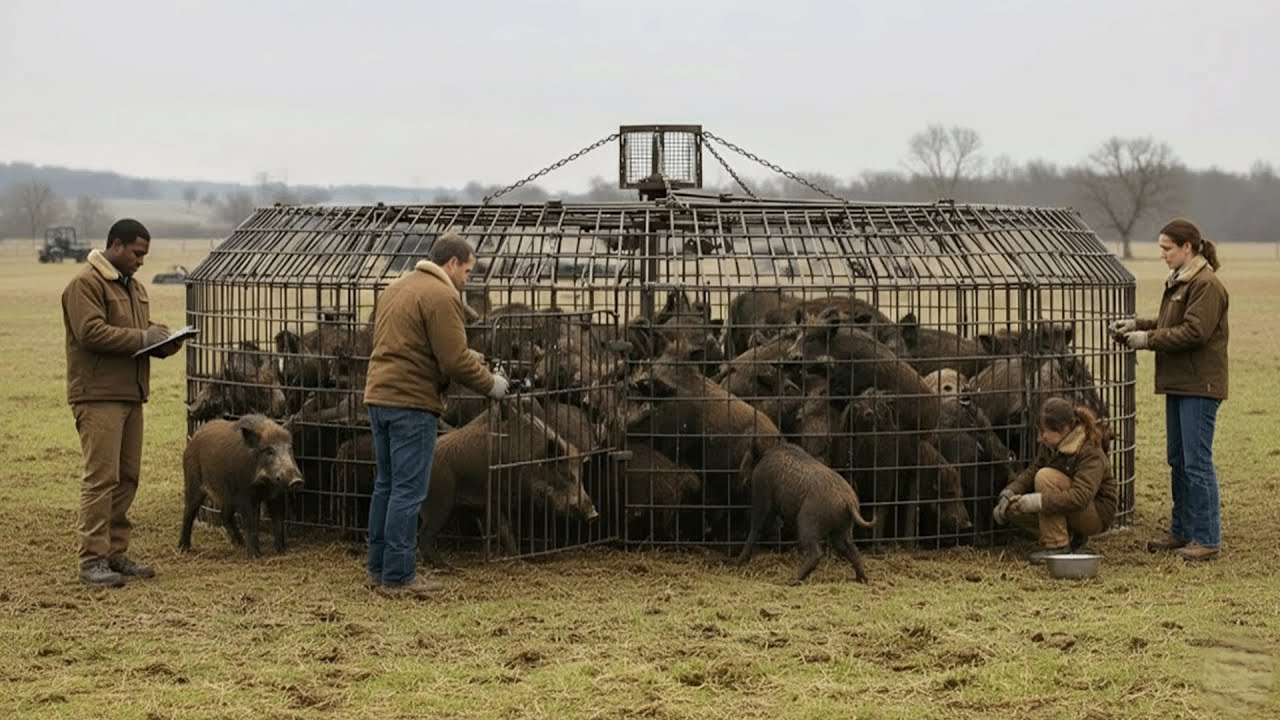 Canadian Farmers Introduce a Genius Way to Stop Hundreds of Wild Boars, And It’s Unbelievable!