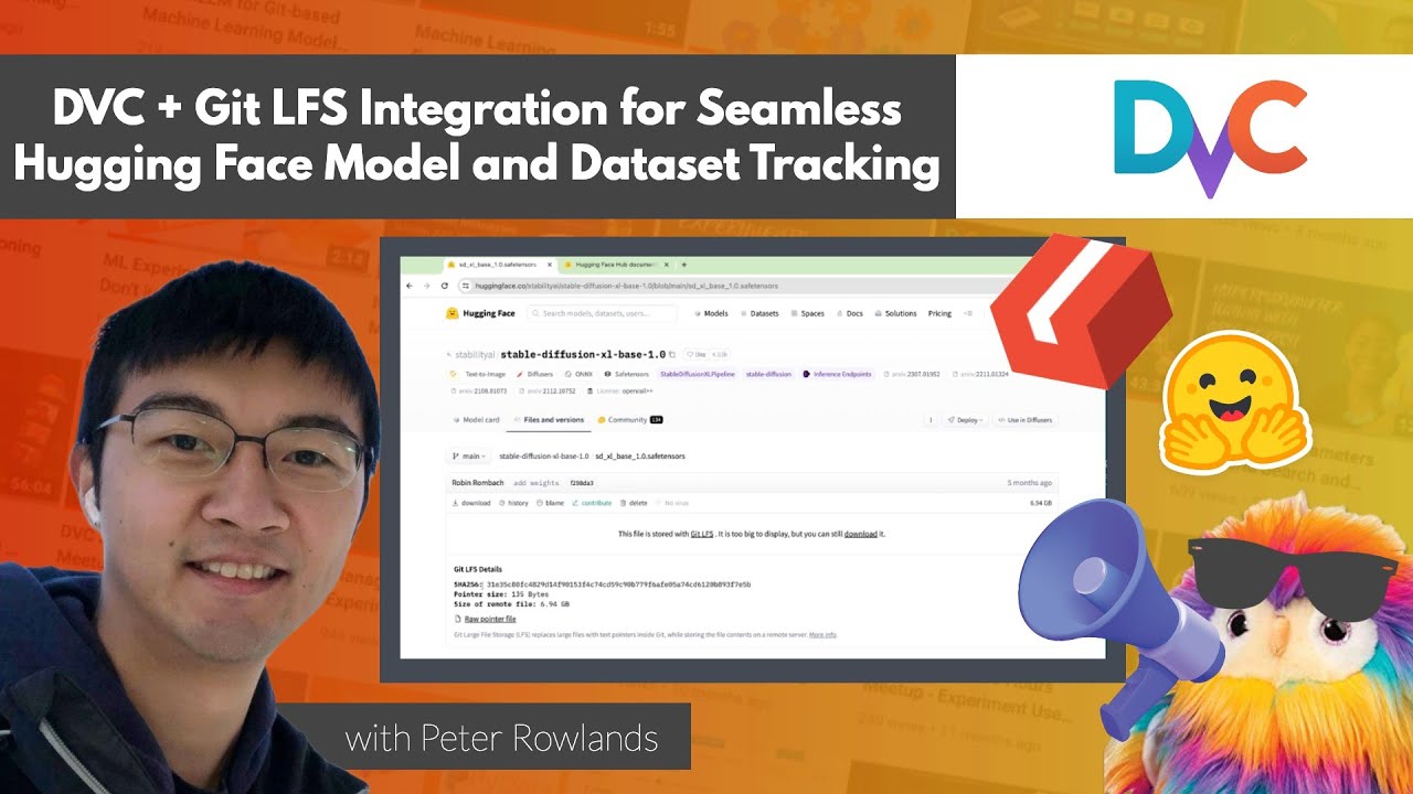 DVC + Git LFS for Seamless Hugging Face Model and Data Versioning