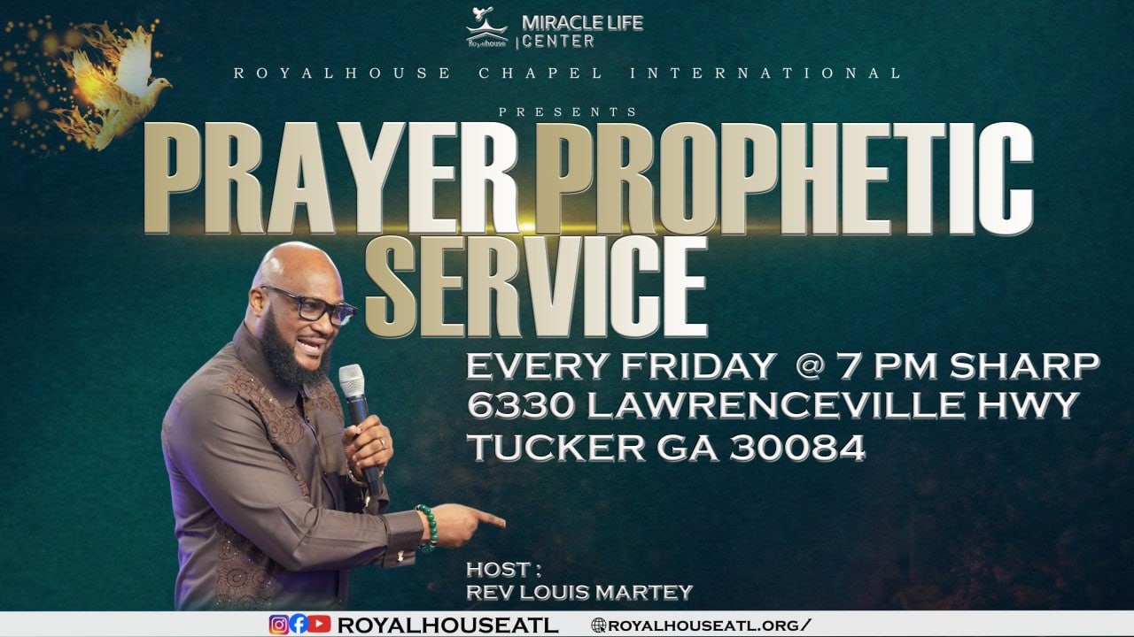 Friday Prayer And Prophetic Service | Rev Louis Martey |03/06/2026