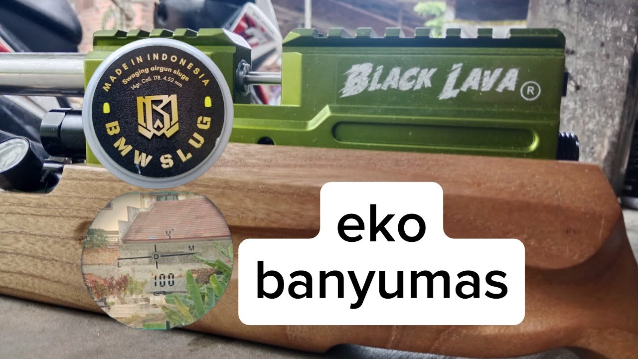 TES AKURASI 100 METER BLACK LAVA R LARAS LOKAL ANGKRANG SLUG LOKAL