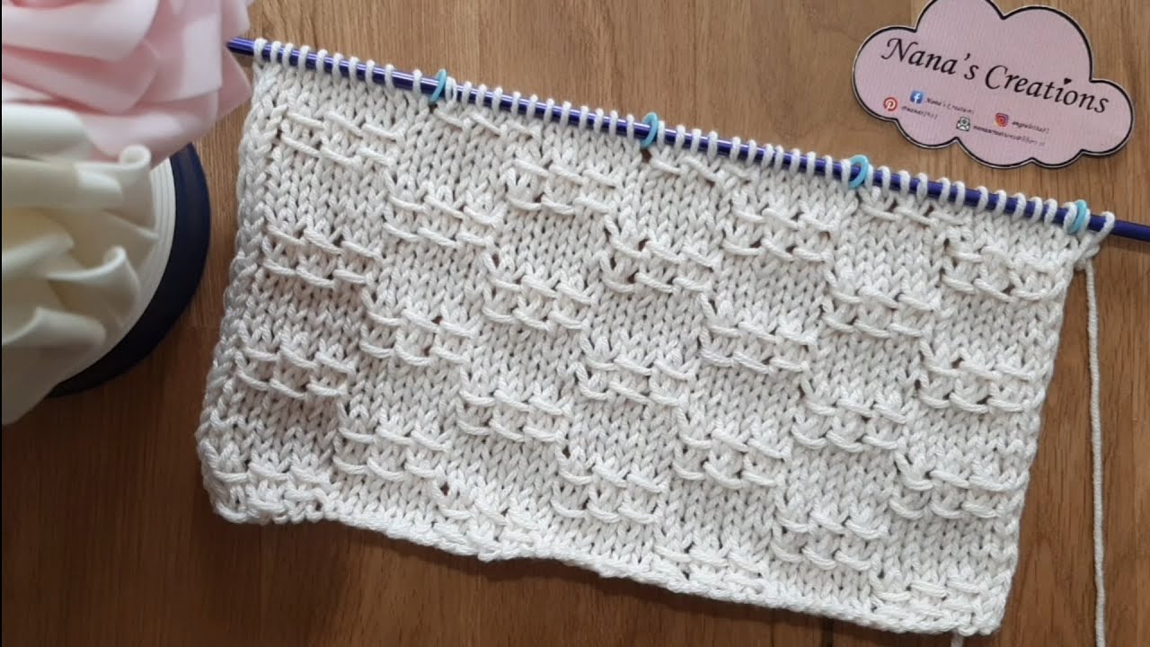 Motivo fantasia ai ferri n° 626 / Fancy knit stitch / Punto fantasia a dos agujas