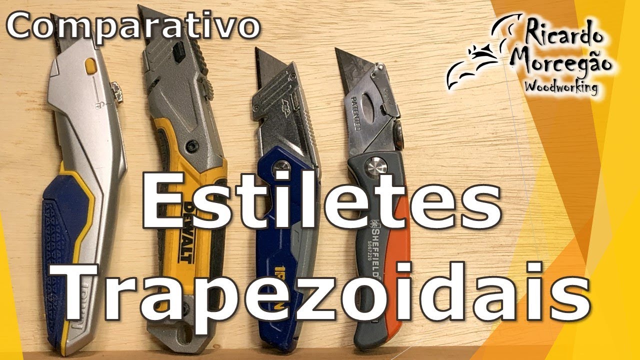 Comparativo de Estiletes Trapezoidais - Irwin, Dewalt ou Sheffield