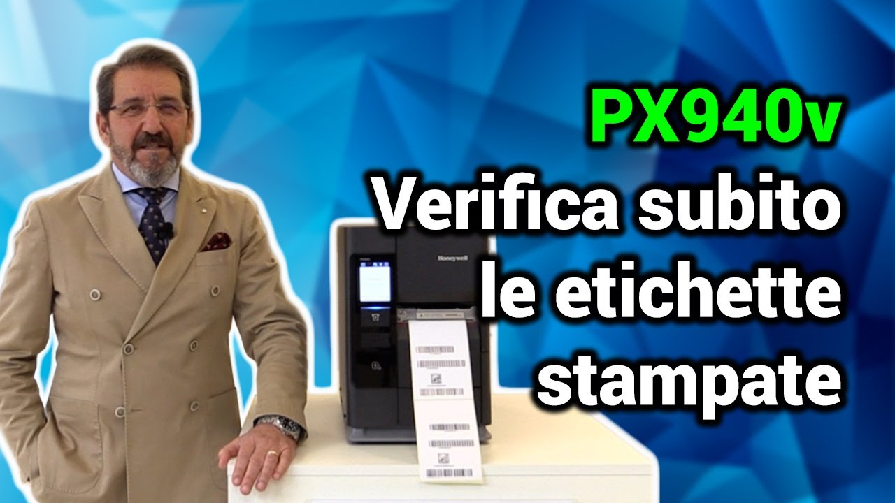 HONEYWELL PX940v // stampare e verifica codici a barre (barcode) in tempo reale (AXC #2)