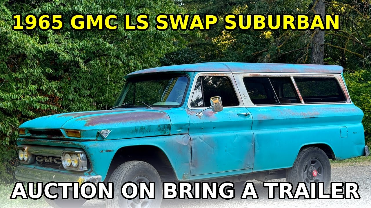На аукционе BAT сейчас! GMC Suburban LS 1965 года выпуска — идеальное состояние патины