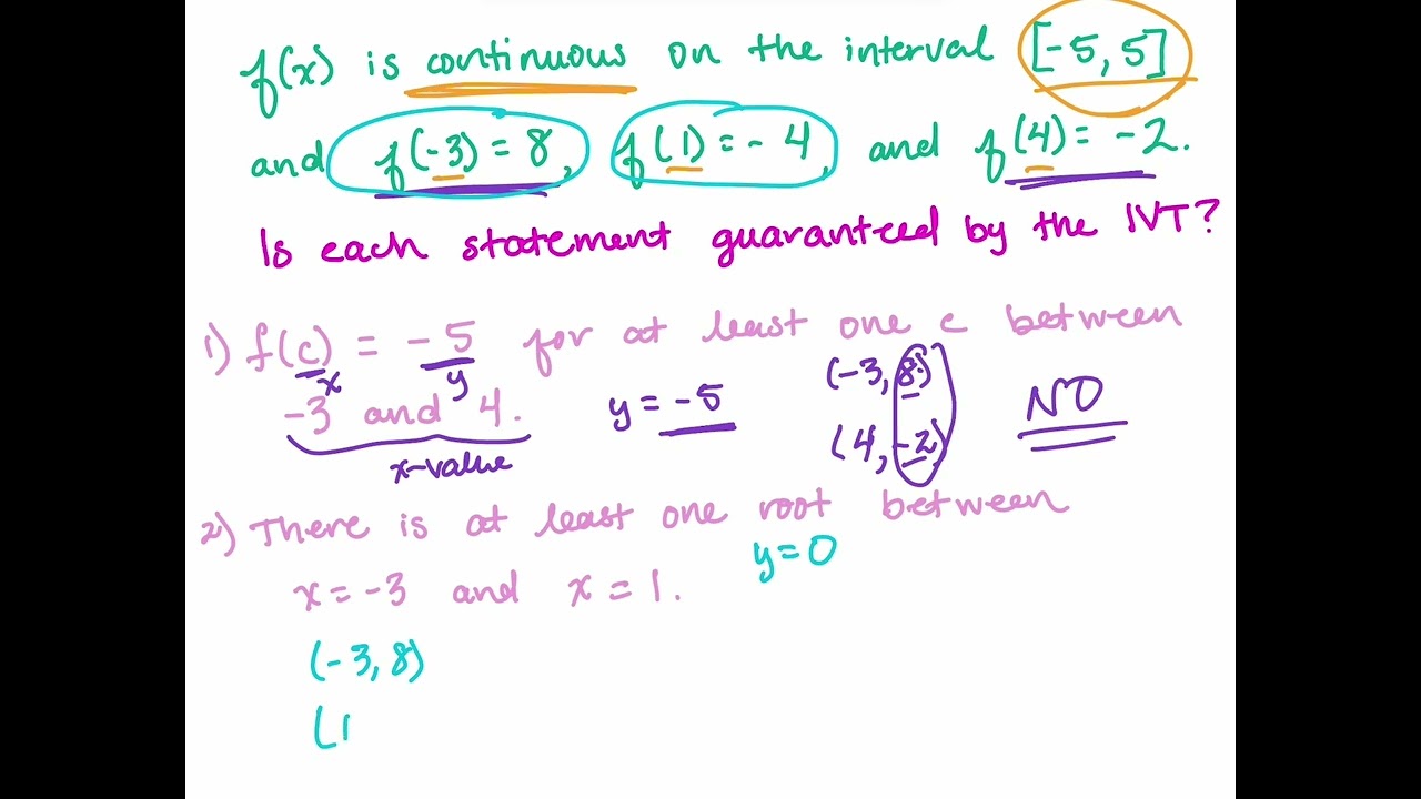 Intermediate Value Theorem
