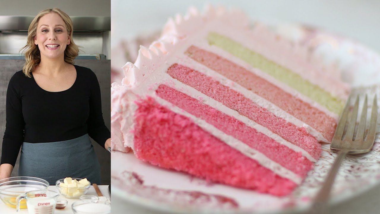 Frosted: Ombre Strawberry Cake - Martha Stewart