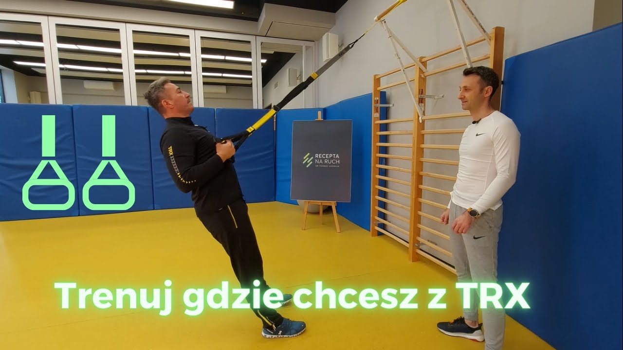 Trenuj gdzie chcesz z TRX - przykłady ćwiczeń od Dawida Fajera Master Trenera TRX.