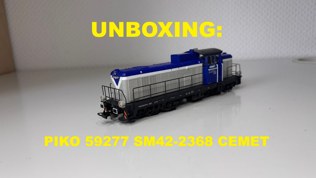 UNBOXING: PIKO 59277 SM42-2368 CEMET