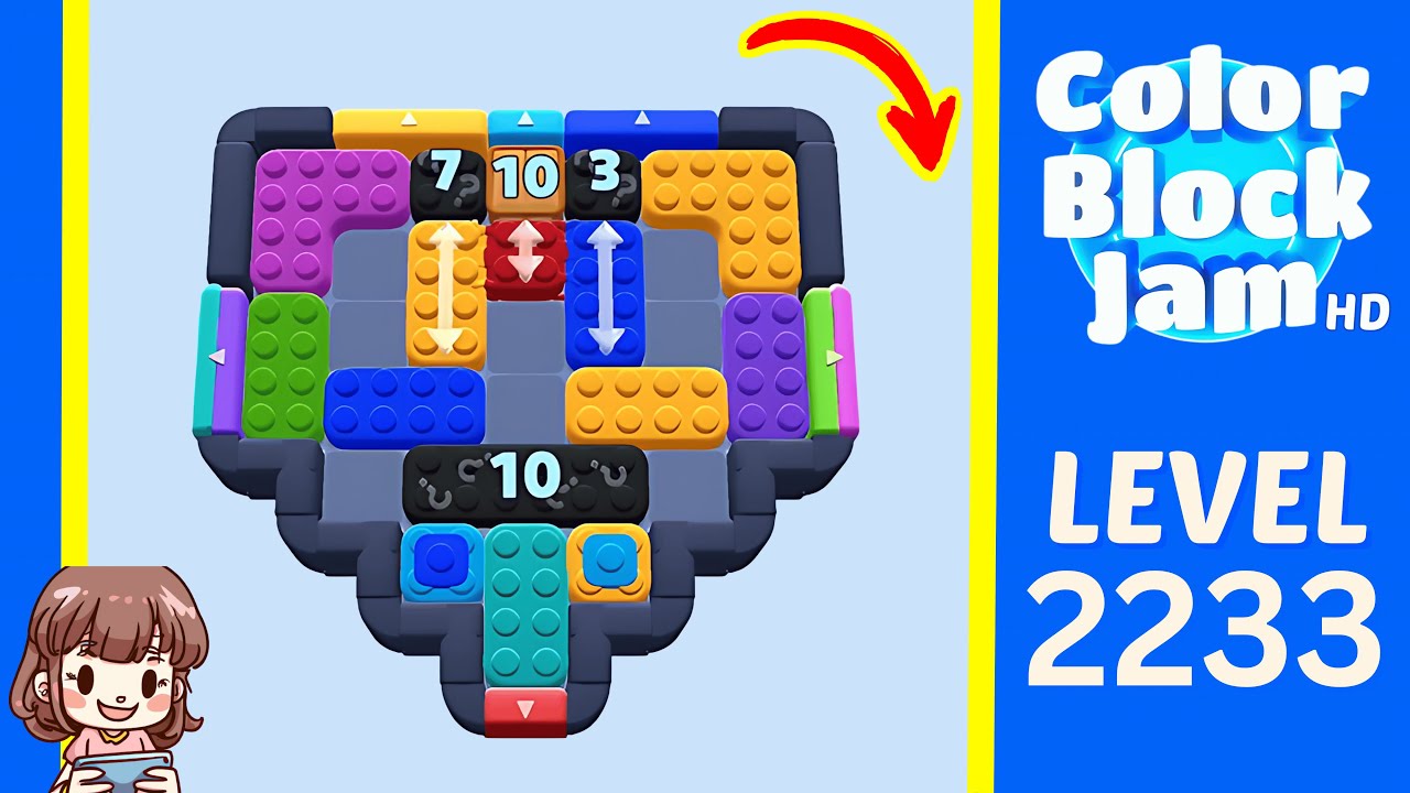 Color Block Jam Level 1326 (2233) Solution Walkthrough