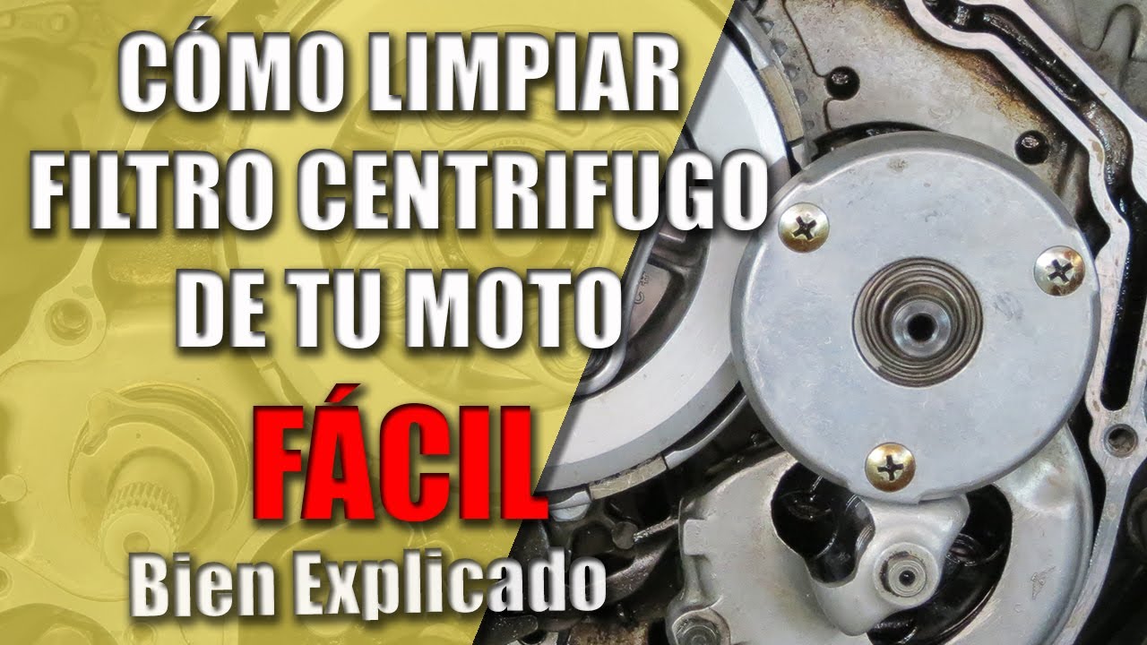 📌Como LIMPIAR el FILTRO CENTRIFUGO de una moto.✅ Bien Explicado. FÁCIL