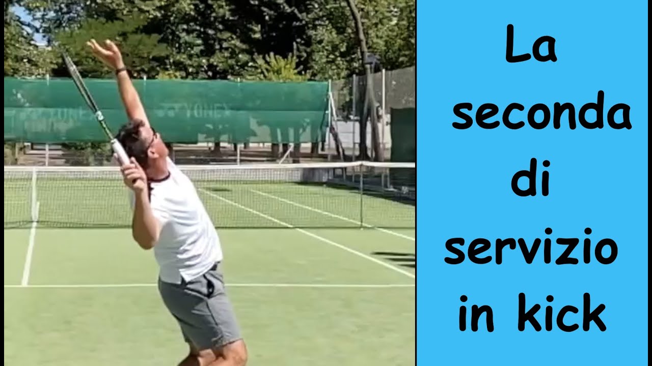 Tennis-La seconda di servizio in kick!!