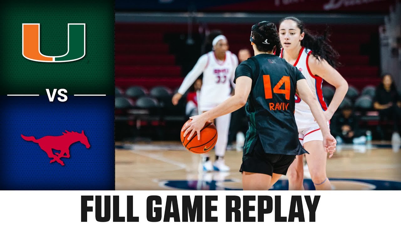 Miami vs. SMU Full Game Replay | 2025-26 ACC Women's Basketball