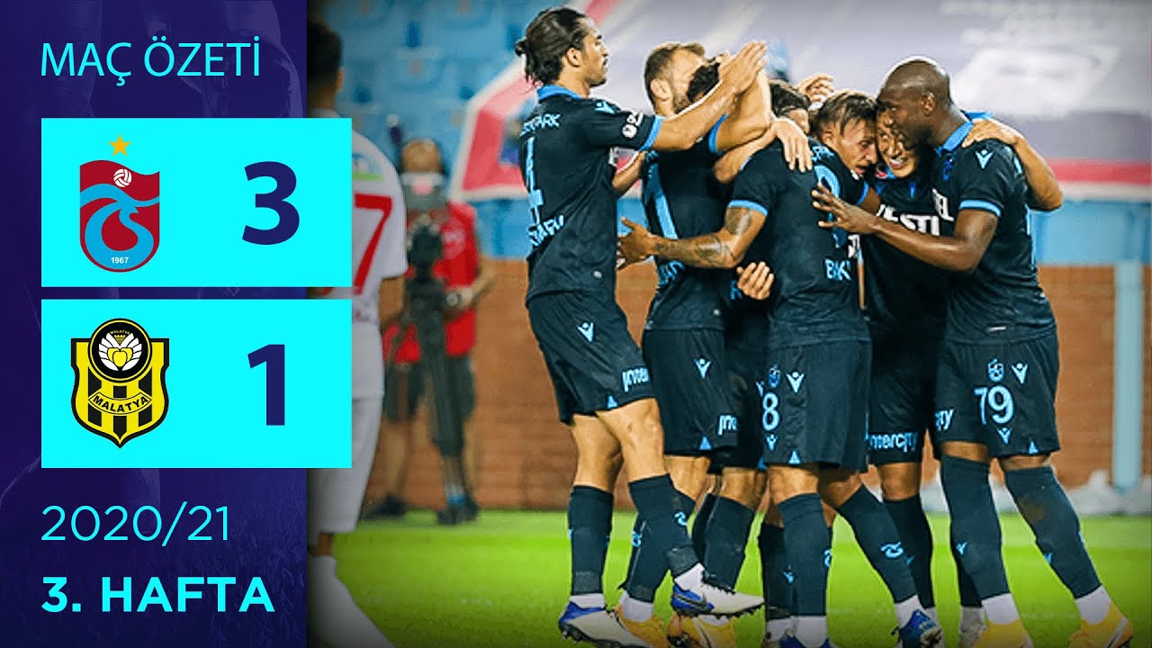 ÖZET: Trabzonspor 3-1 Y. Malatyaspor | 3. Hafta - 2020/21