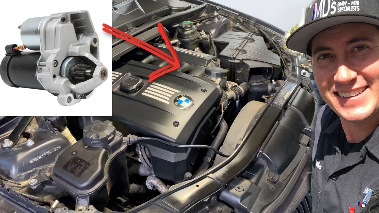 BMW 3 Series Starter Replacement - How To -