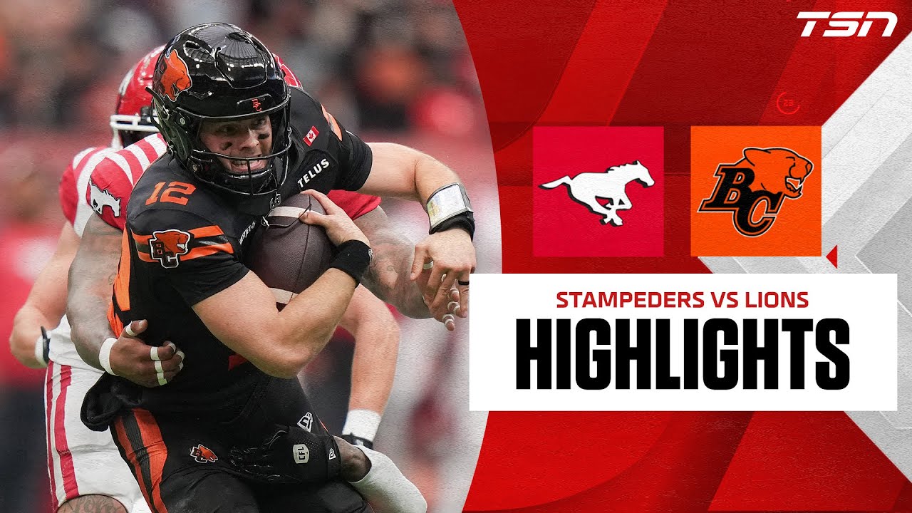 CFL WESTERN SEMI-FINAL: Calgary Stampeders vs. BC Lions | FULL HIGHLIGHTS