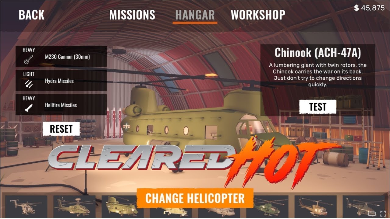 New game released: Cleared Hot