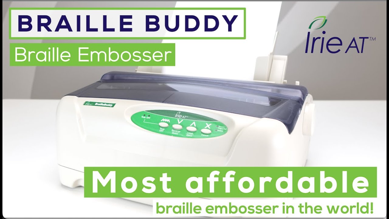 IRIE Braille Buddy: The most affordable Braille Embosser in the world!