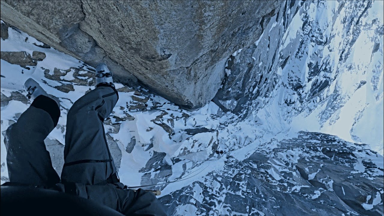 Scary descent: Cunningham Couloir (passerelle) - Aiguille du Midi