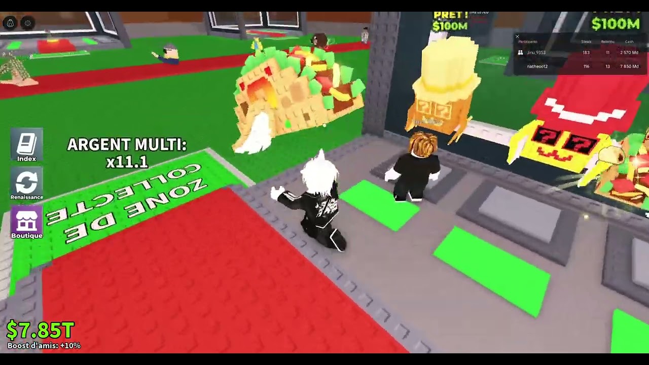 Seconde ouverture Pack Opening Steal a Brainrot après Admin Abuse