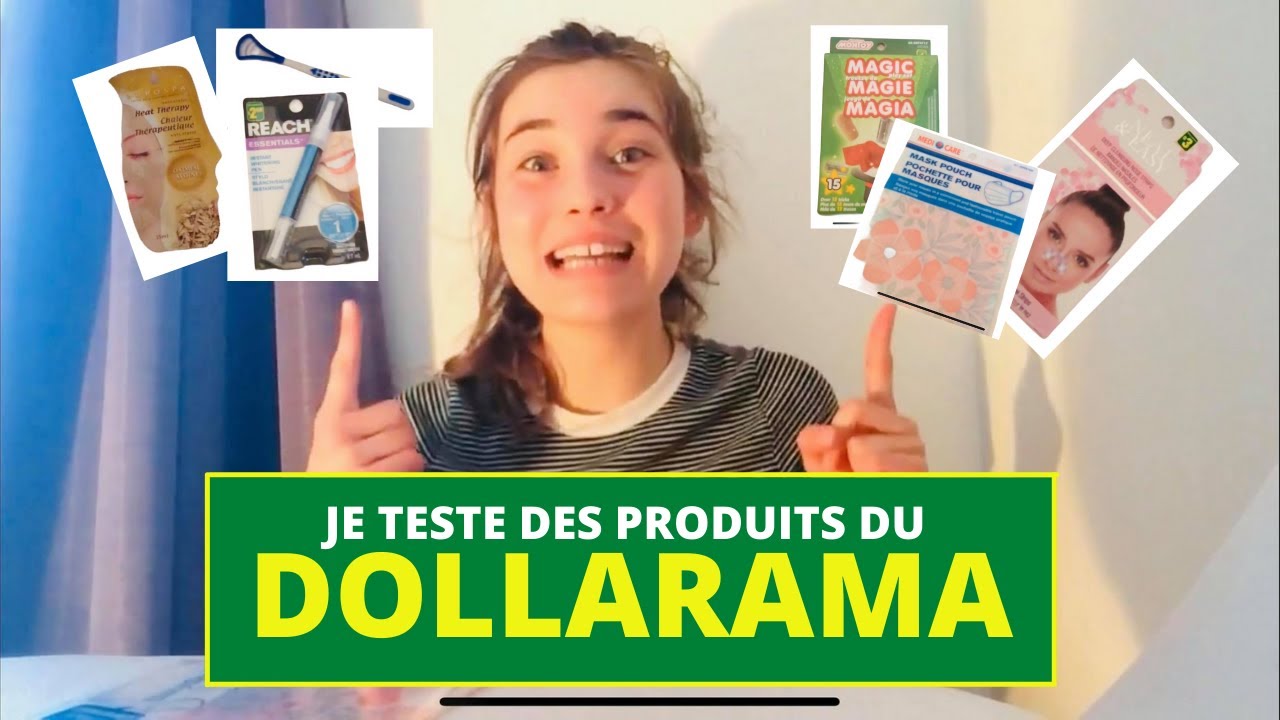 JE TESTE DES PRODUITS DU DOLLARAMA