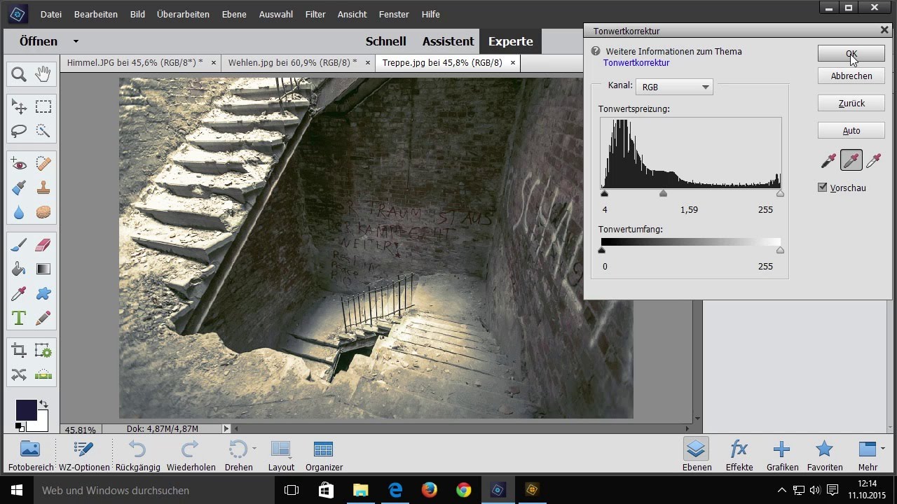 Die Tonwerte eines Bildes anpassen | Auszug aus: Photoshop Elements 14 – Das umfassende Training