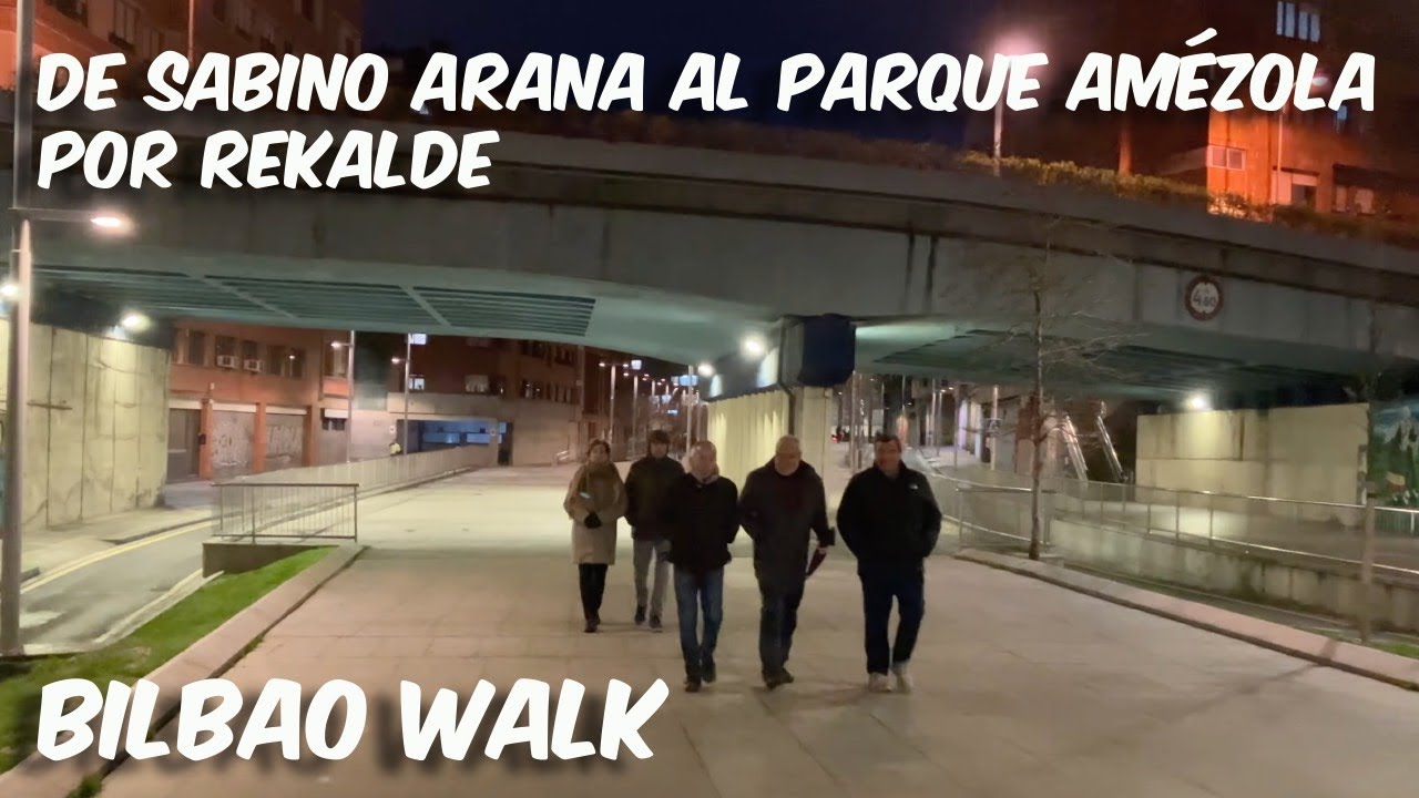 De Sabino Arana al Parque de Amézola por Rekalde. Bilbao Walk. 26 Diciembre 2025.