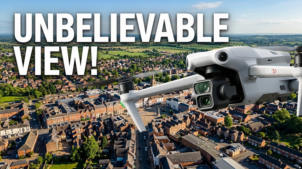 Market Harborough | Aerial Perspective | DJI Air 3S