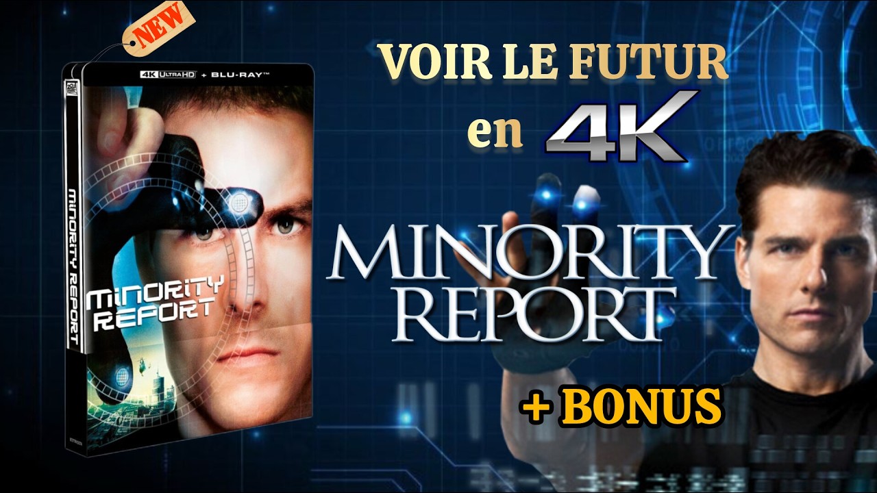 Minority Report 4K Steelbook : Présentation Complète + Bonus